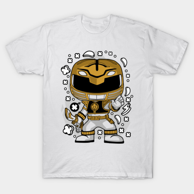 glow in the dark white ranger pop